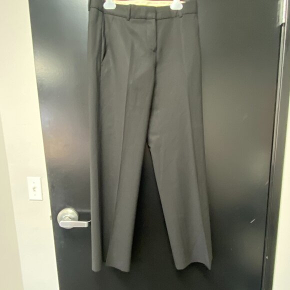 Theory Black Wool/Lycra Pants Size 4 - Picture 1 of 6